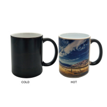 Fabricante Sublimación Cerámica Color de color Taza Cambio de temperatura Mag Mag Mug Mage Coffee